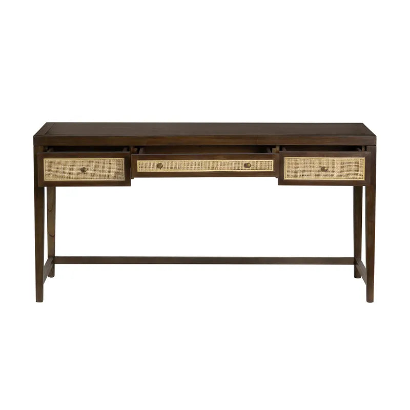  rattan front study desk