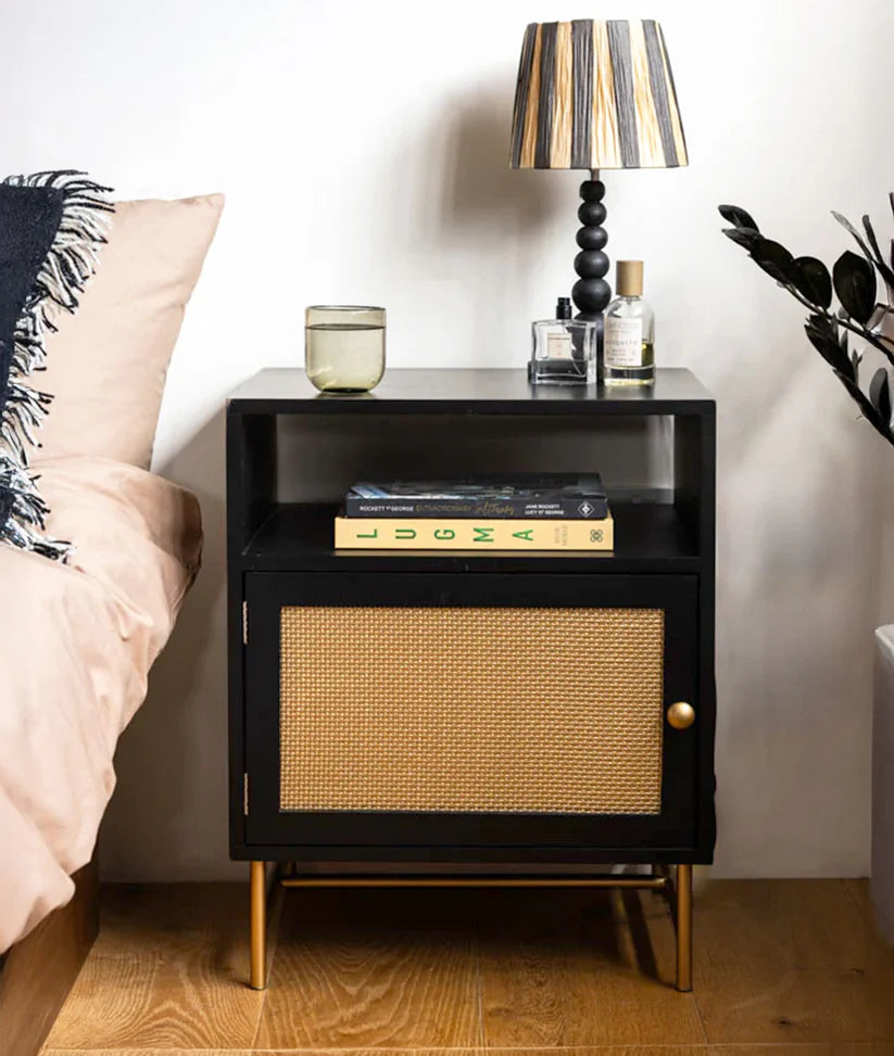 retro bedside table