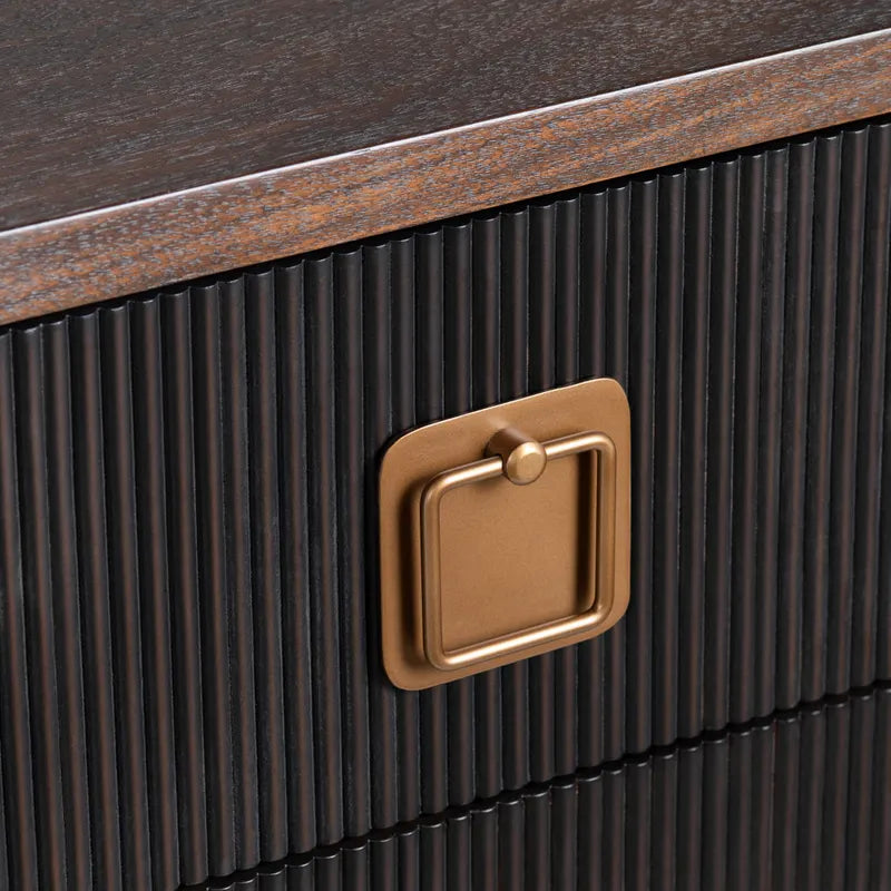  ribbed drawer dresser