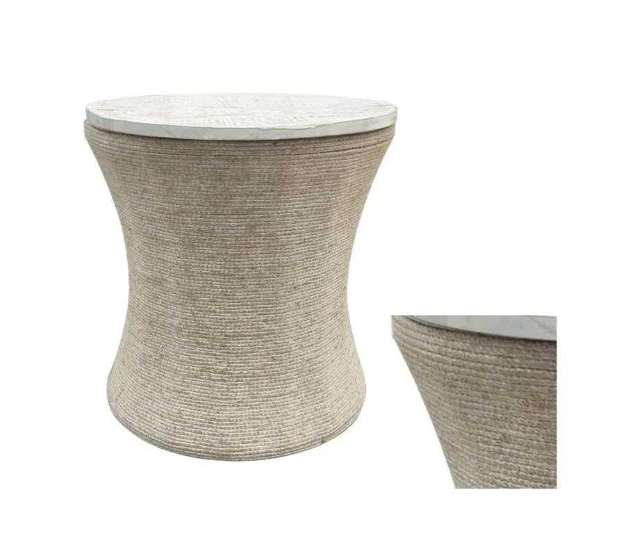 rope mango wood nightstand