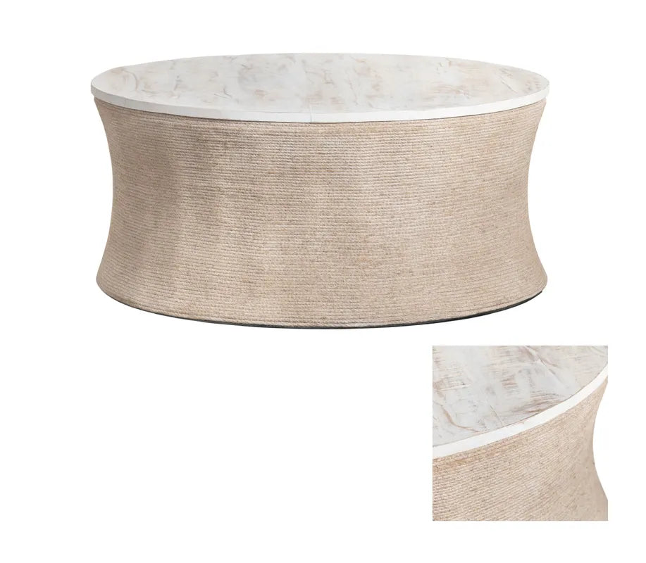 rope wrapped center table