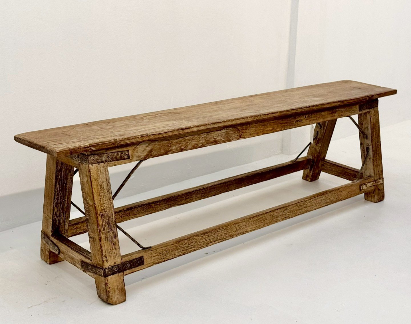rustic bench
