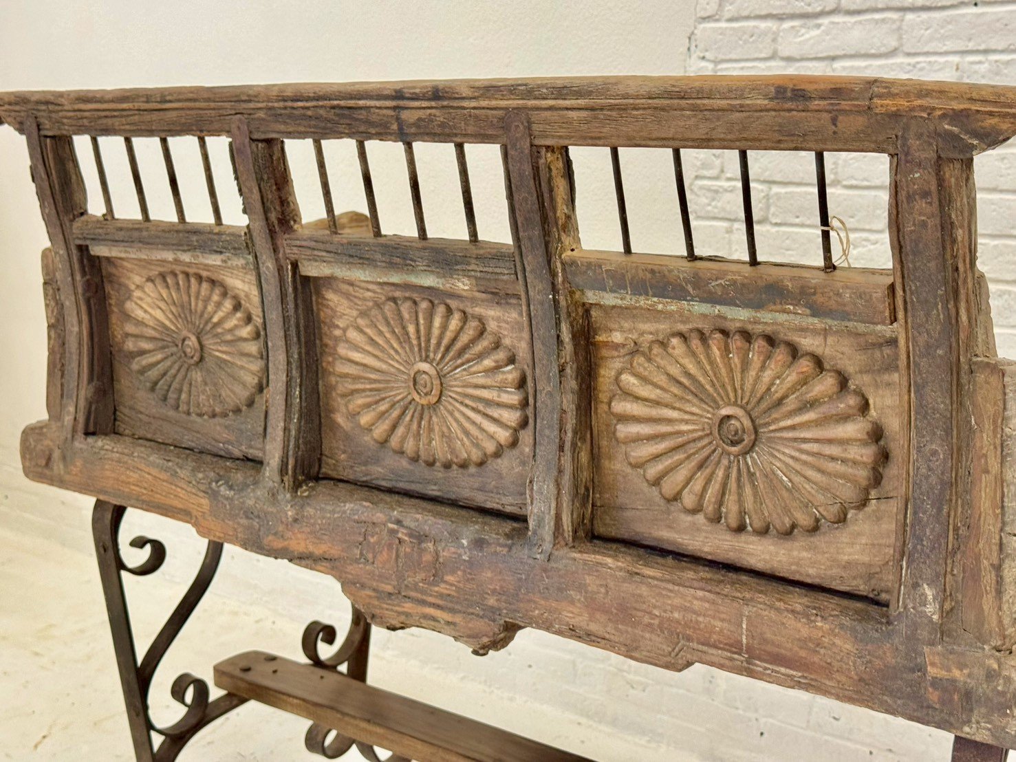 rustic bench for home