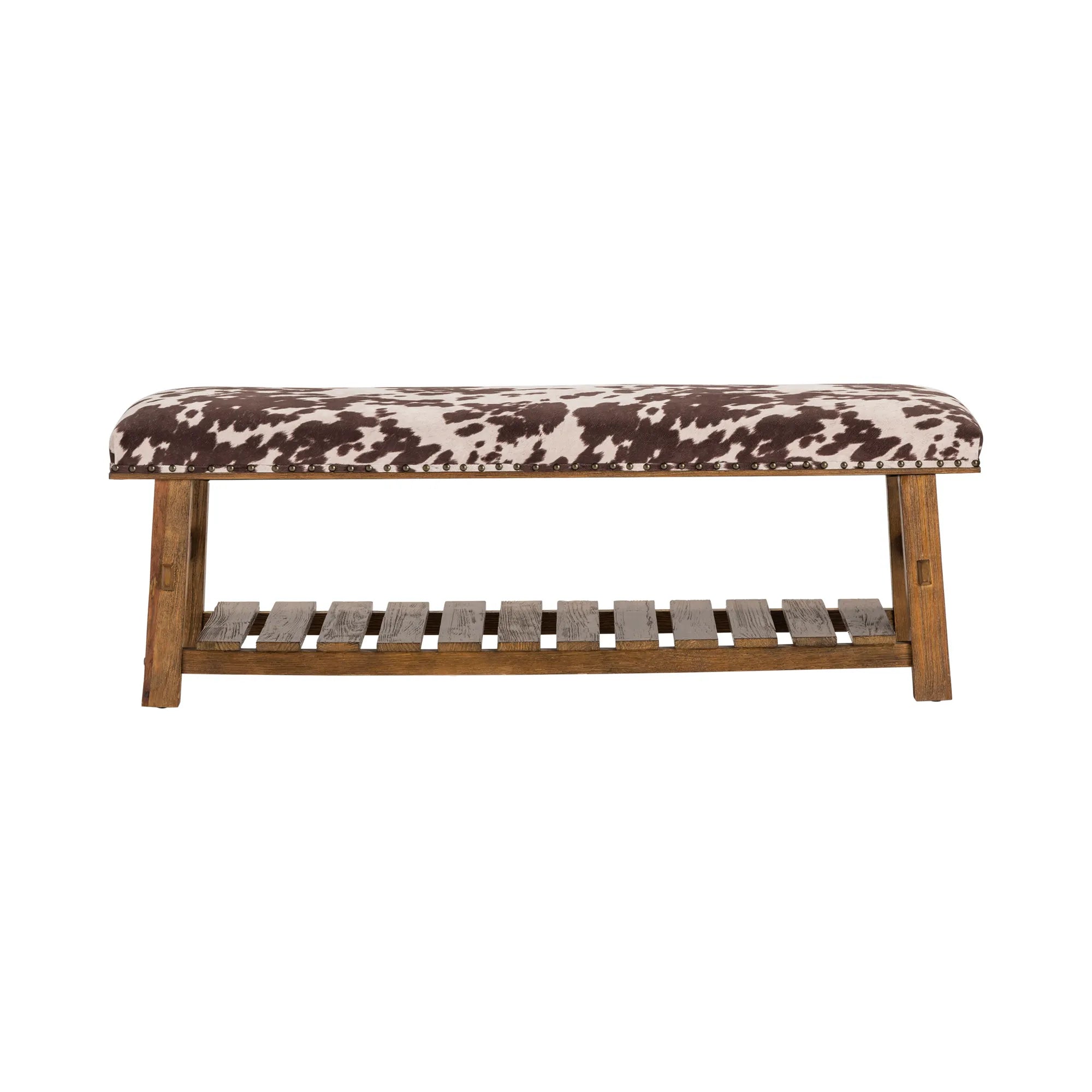 rustic seating bench