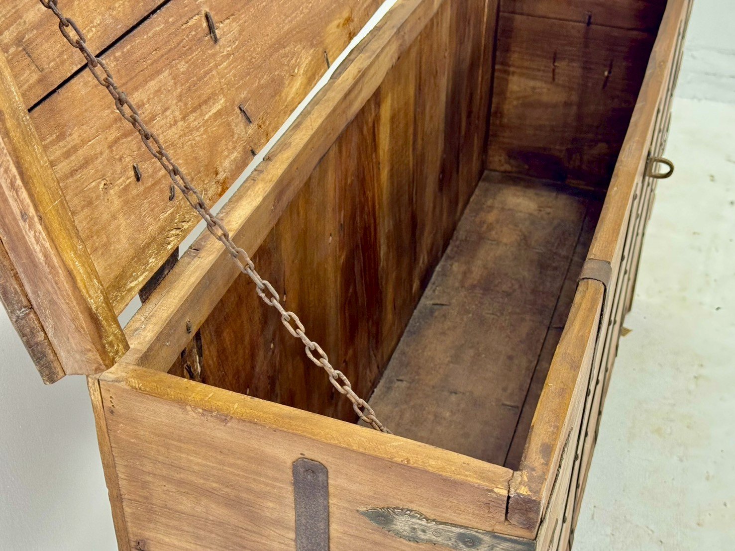 rustic storage trunk