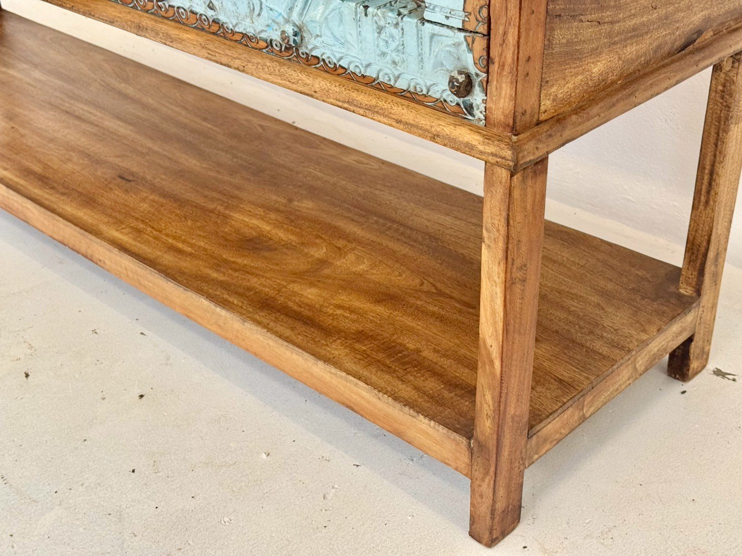 rustic wood console tables