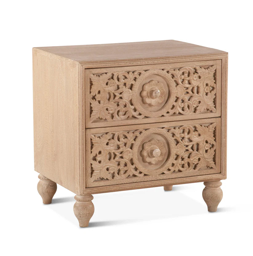scallop legs nightstand