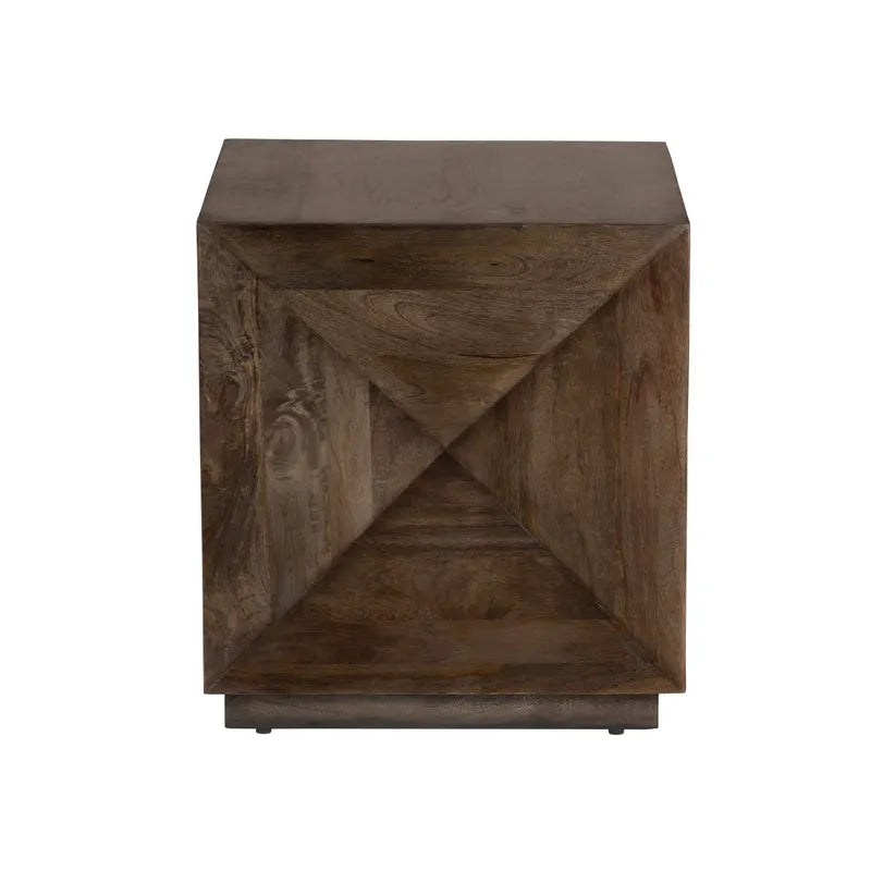 sculpted modern accent table