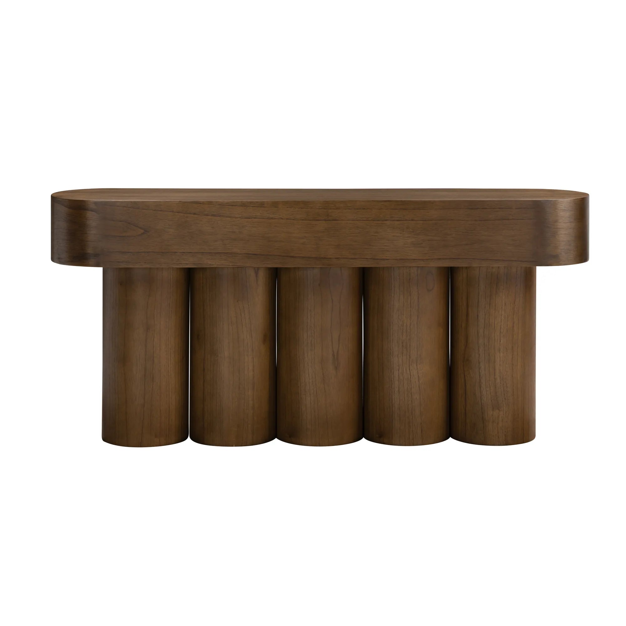 sculptural console table