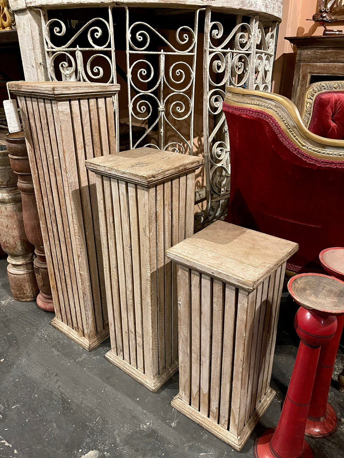 set stand table