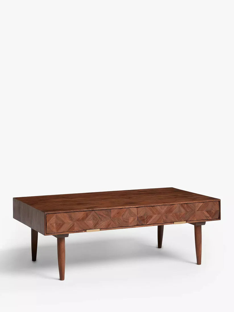 sheesham center table geometric