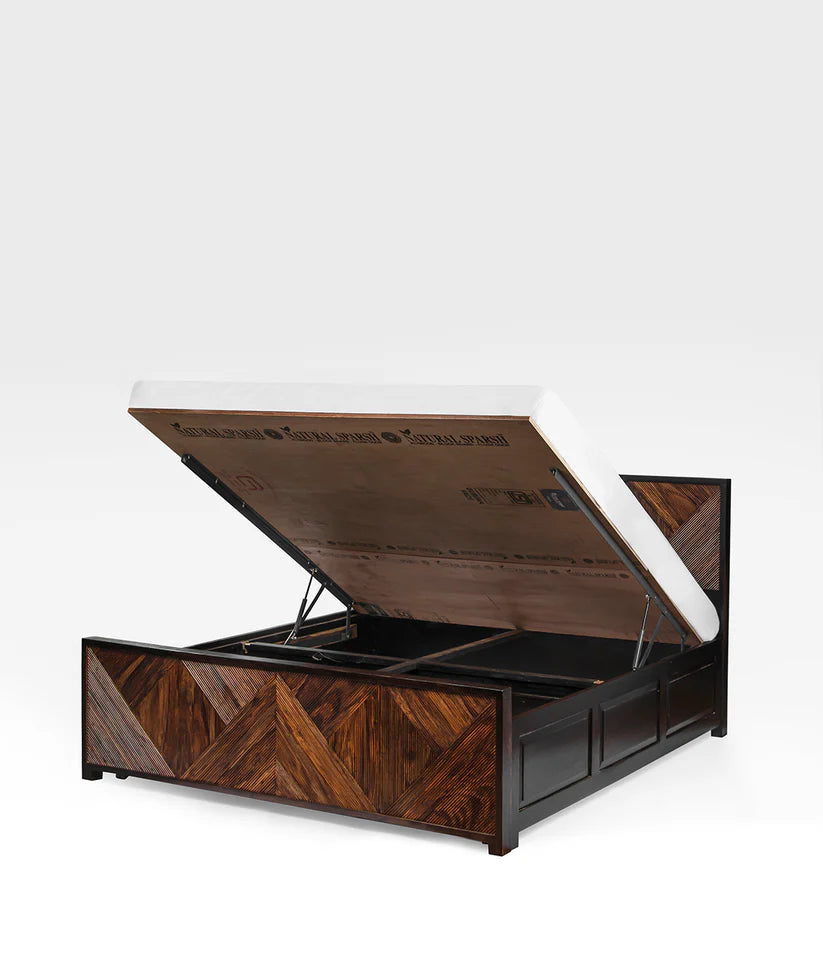sheesham hydraulic bed