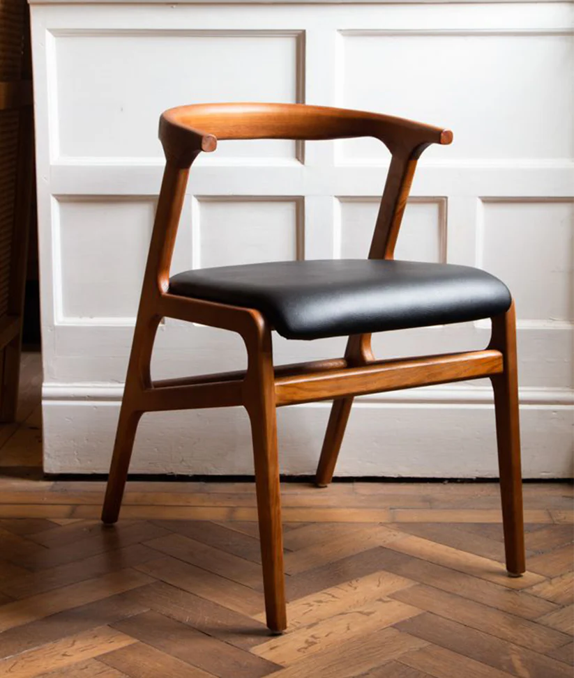 sheesham study chair mid-century