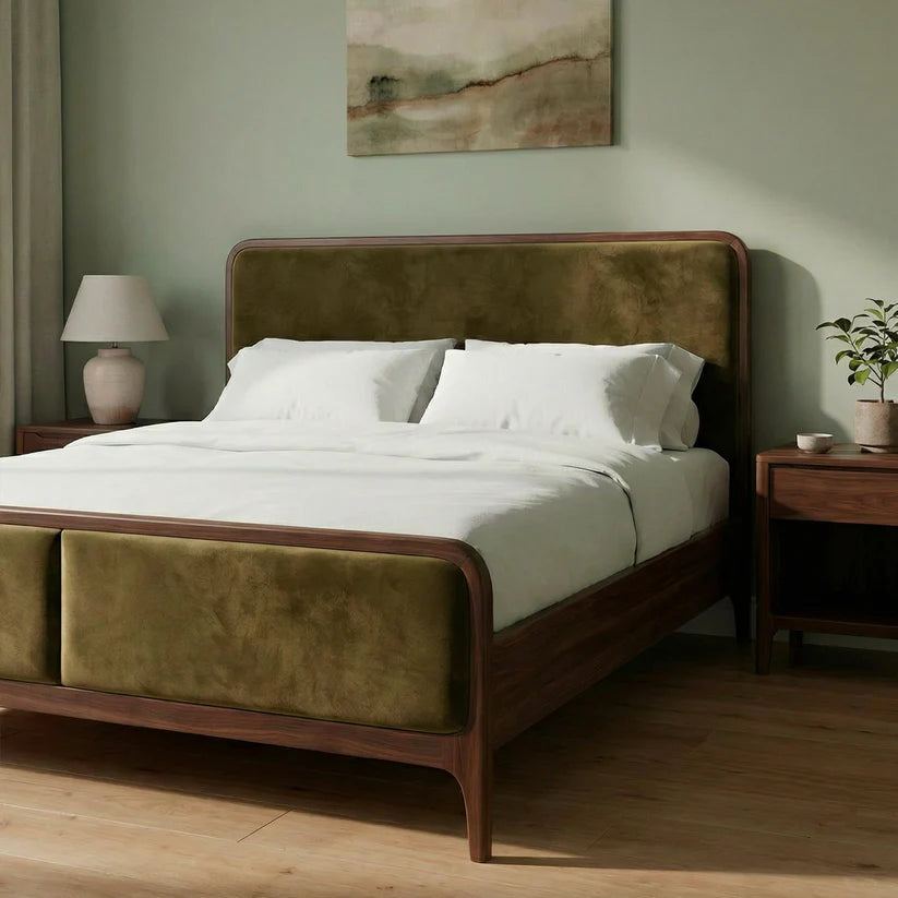 sheesham wood bed frame
