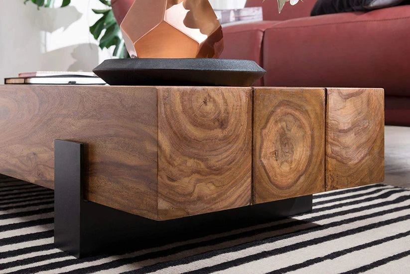 sheesham wood low table