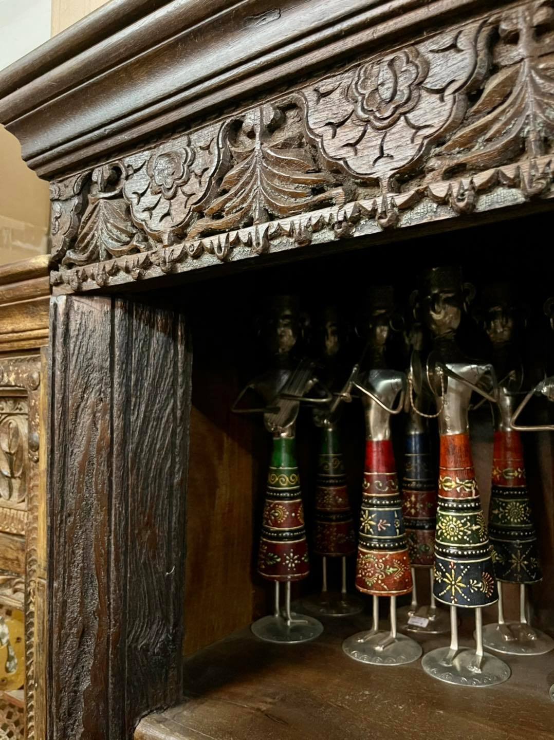 shelf with cabinet