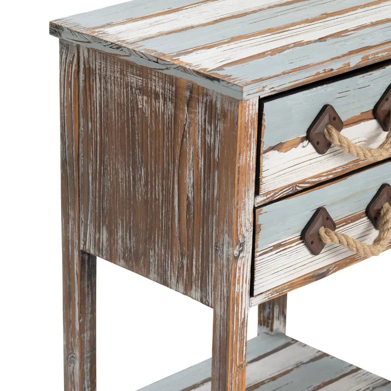 side table with drawers