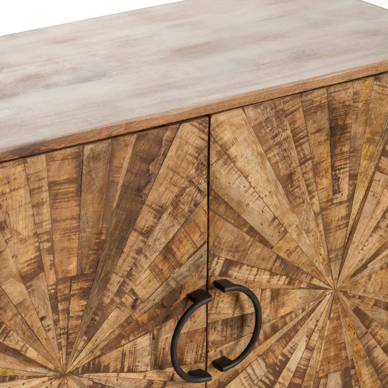  sideboard on black metal legs