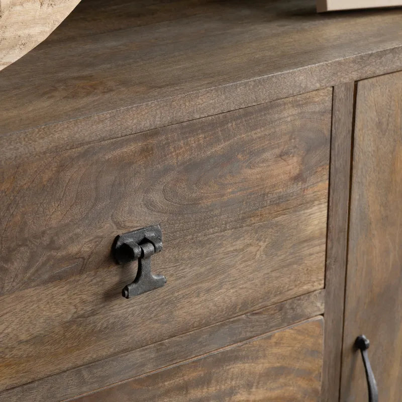 sideboard with iron frame