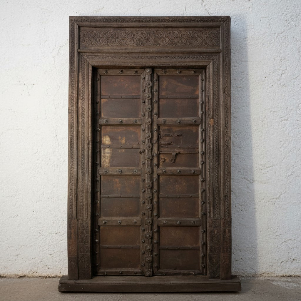 simple antique main door