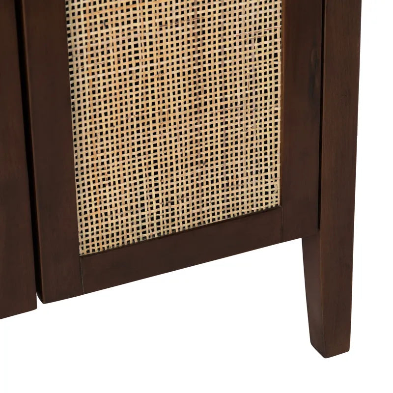 six cane  door sideboard