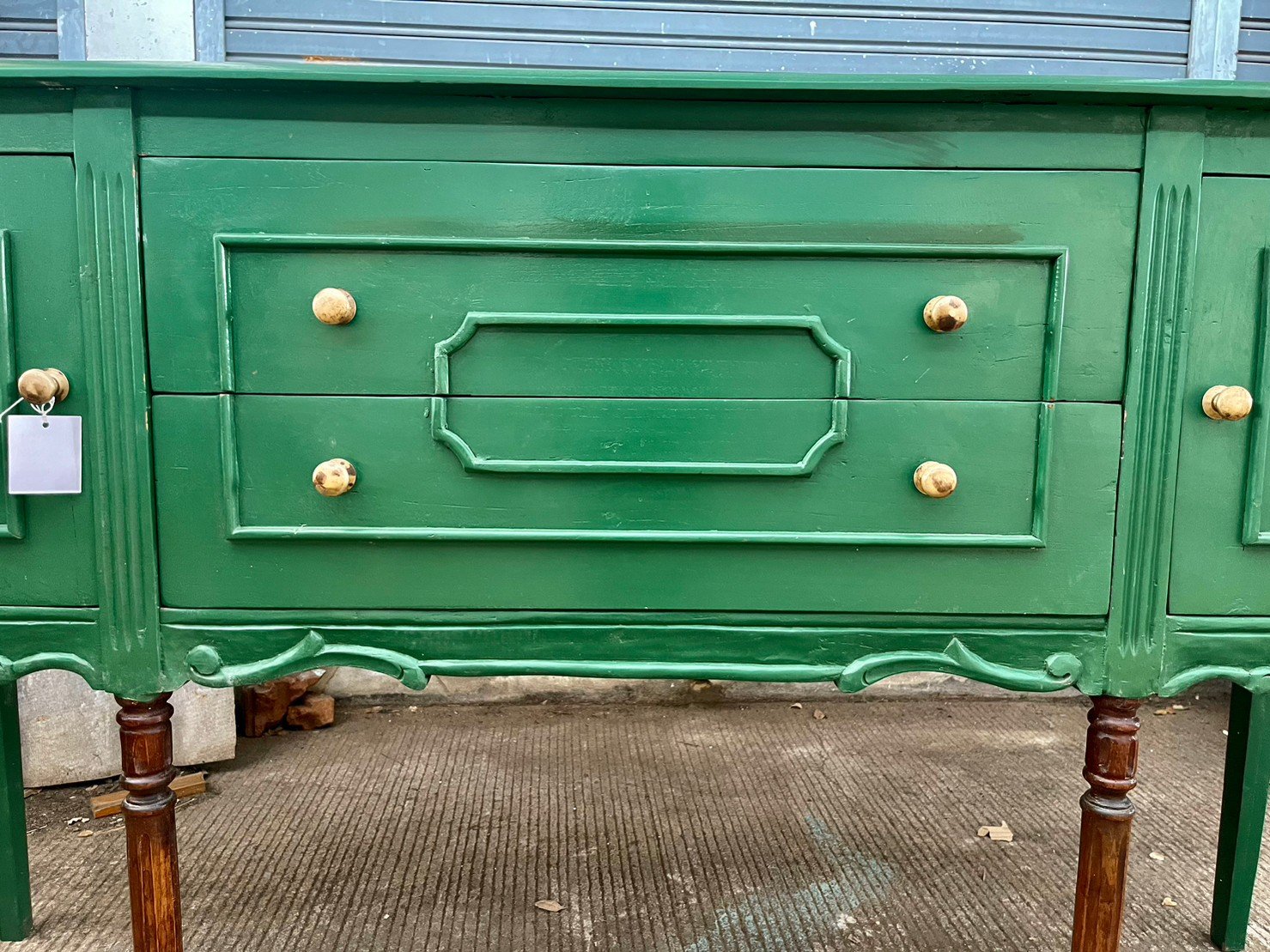 six leg console table