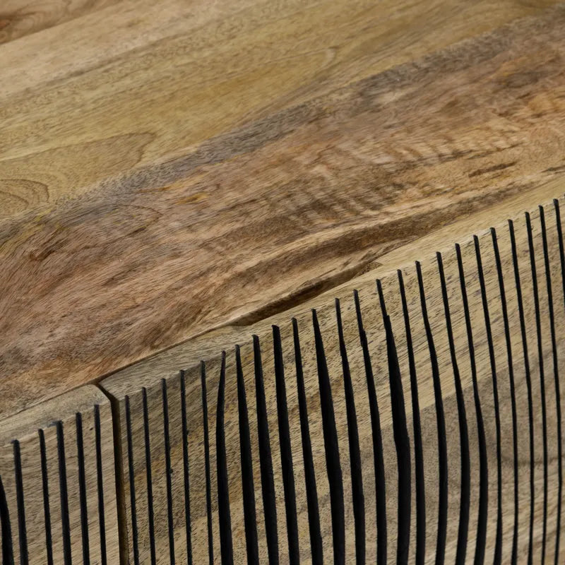 slatted door cabinet
