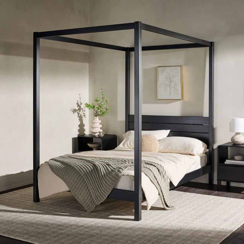 slatted headboard bed