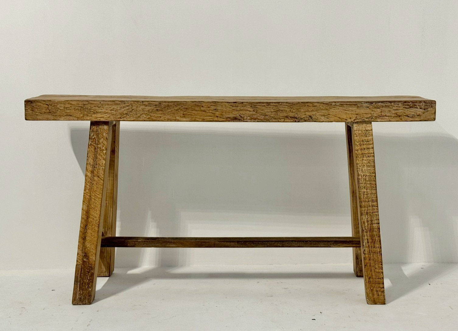 Slender Open Console Table – Simple Wooden Consoles with Airy Design W163 x D30 x H83 cm - RIVO HOMES