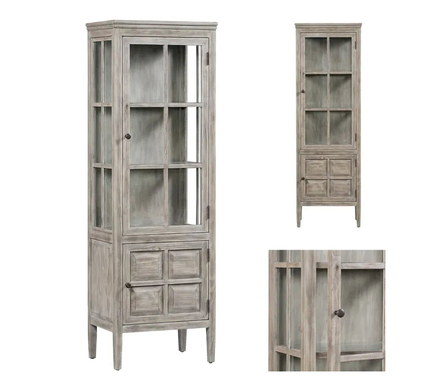 slim display cabinet