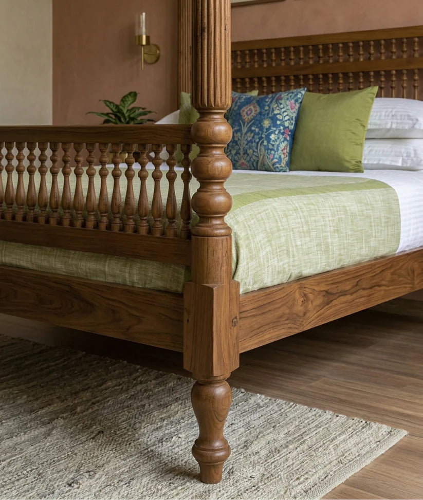 smooth curve bed frame