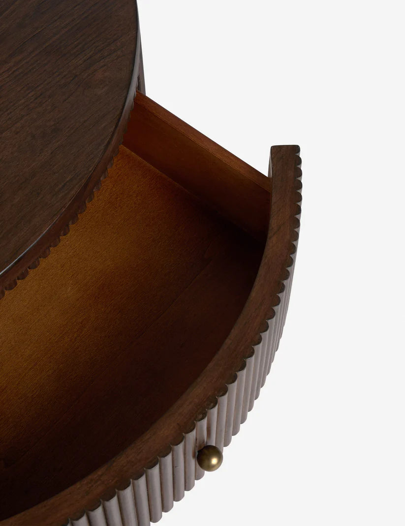 solid wood bedside drawer