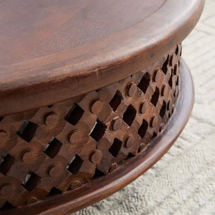 solid wood coffee table