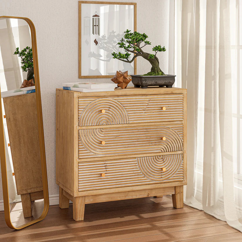 solid wood end tables