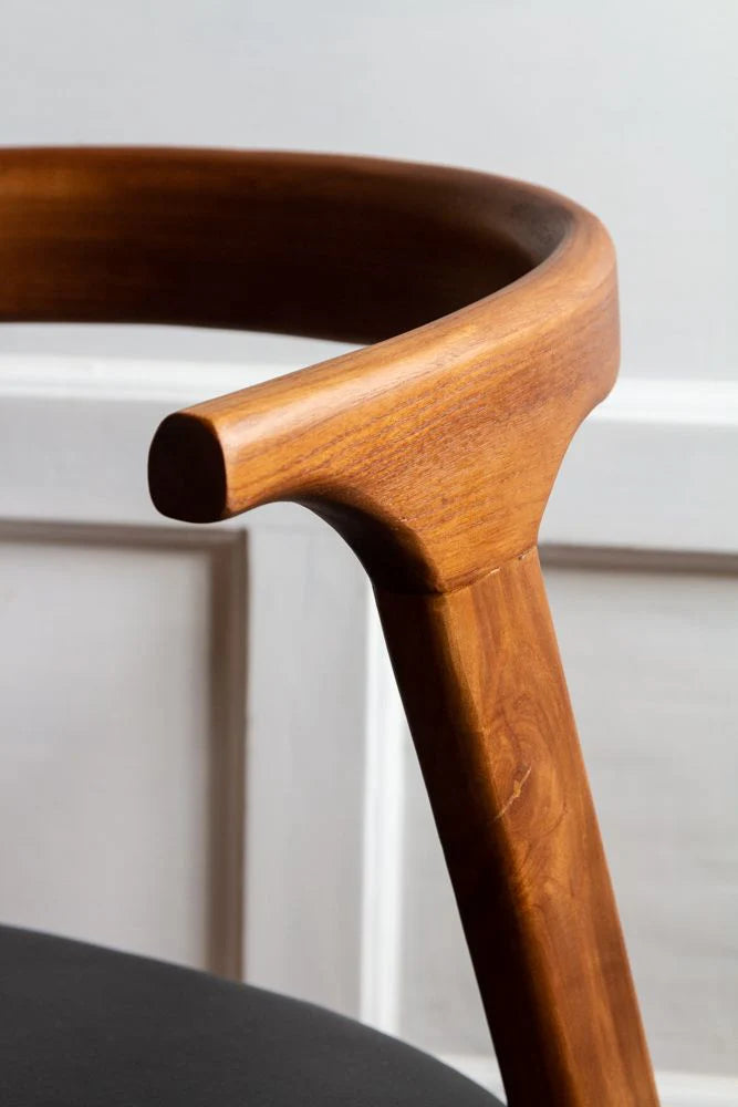 solid wood office chair 