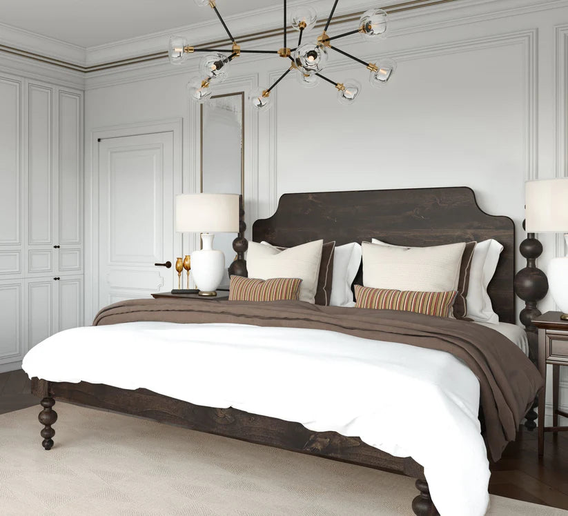 solid wood storage bed