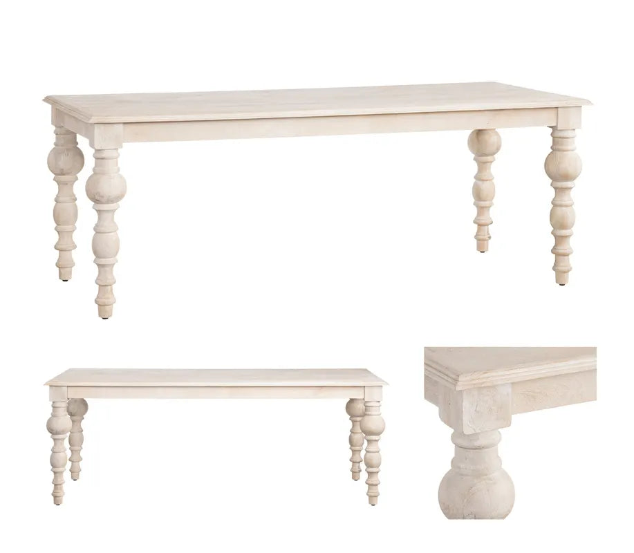 spindle legs table