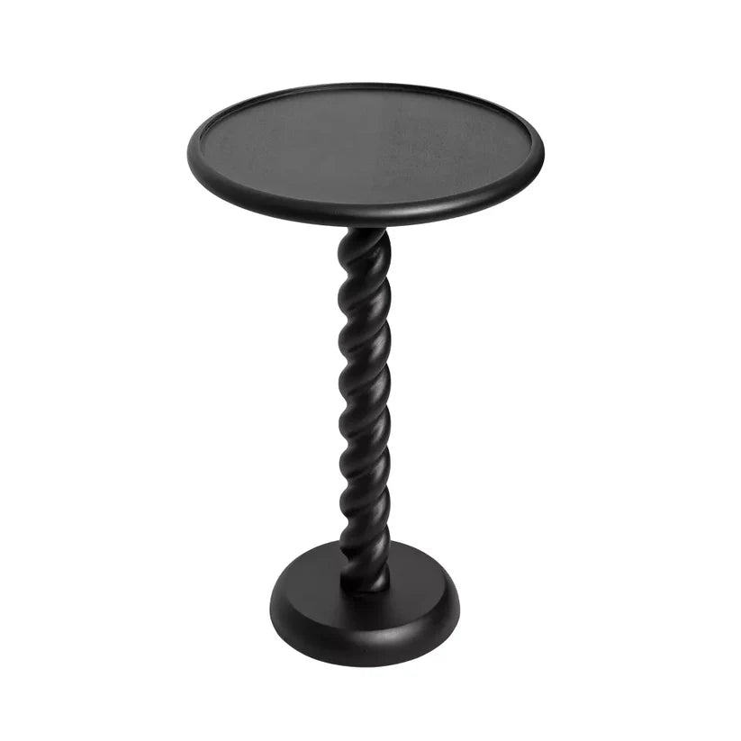 spiraled rope side table