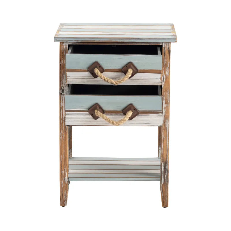  striped accent table