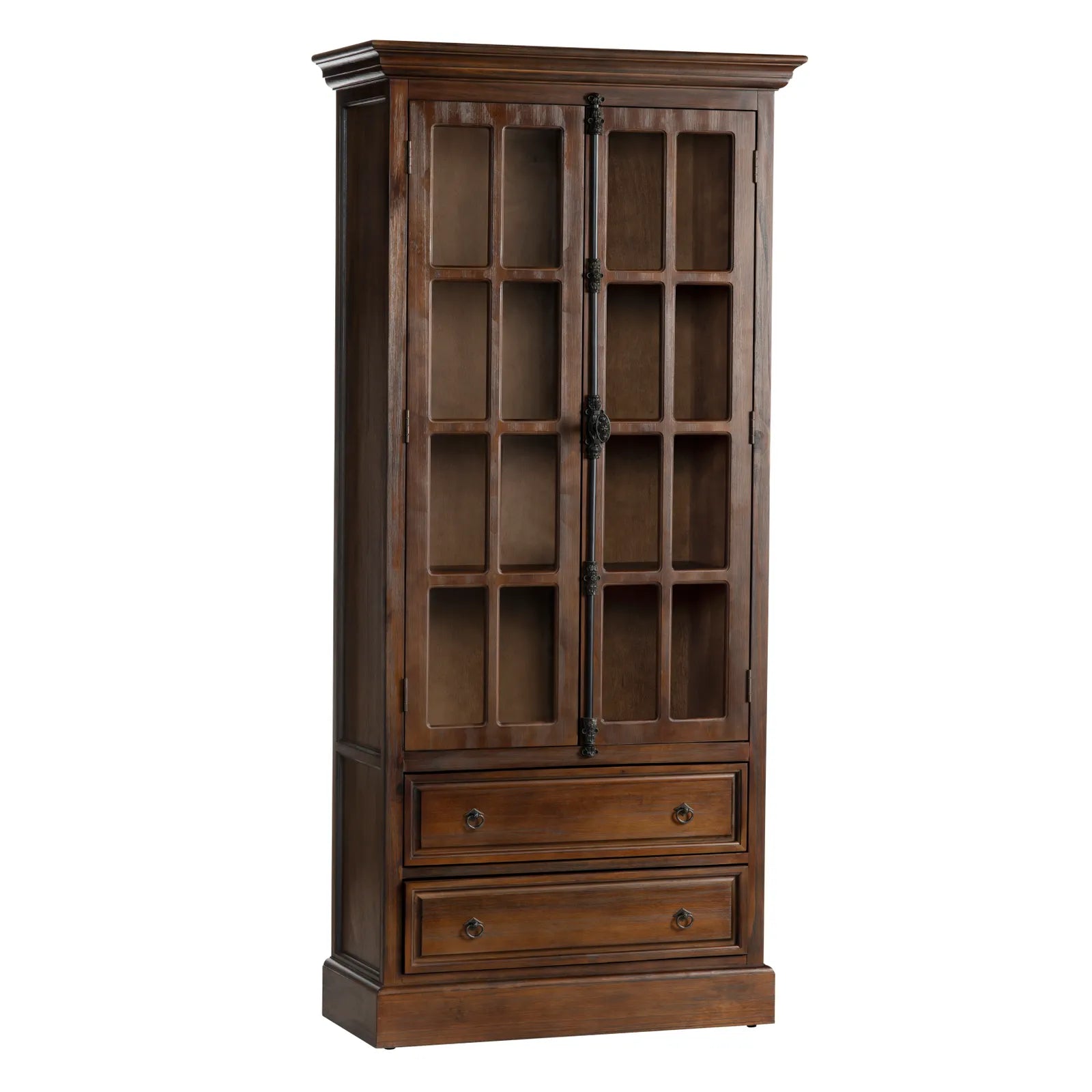 glass door cabinet design