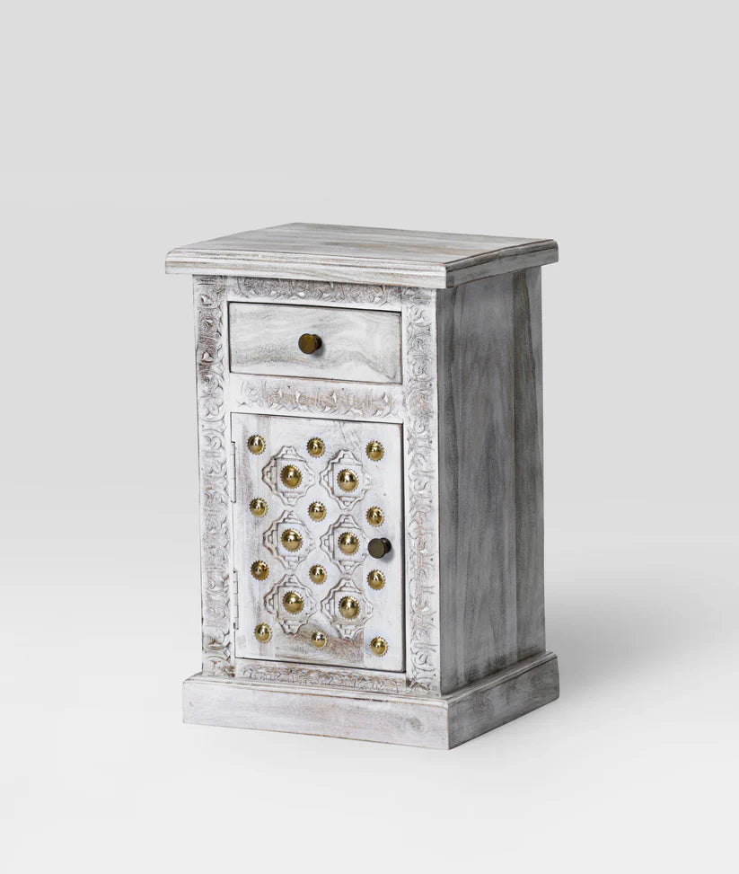 termite-proof sheesham nightstand
