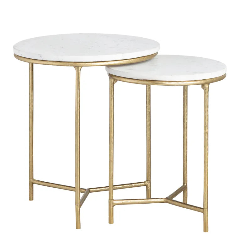 tetris nested marble tables