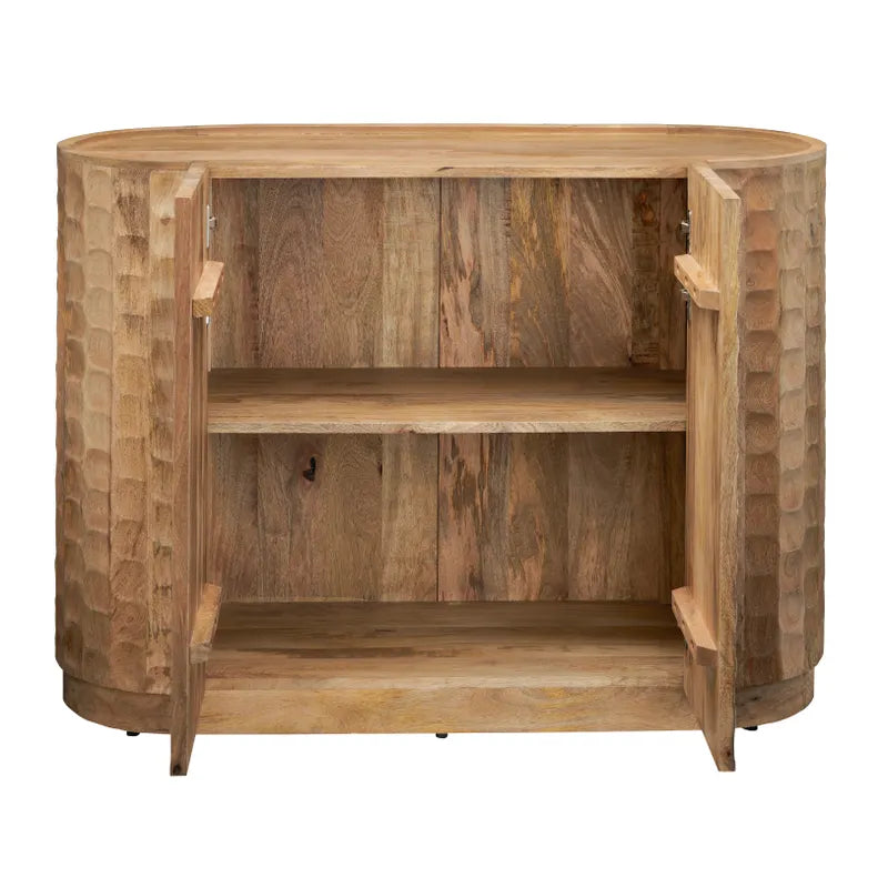 textured surface cabinet