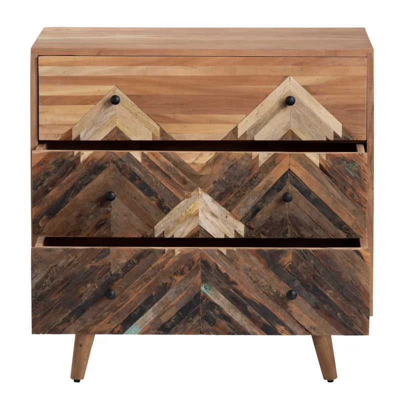 three drawer chest
