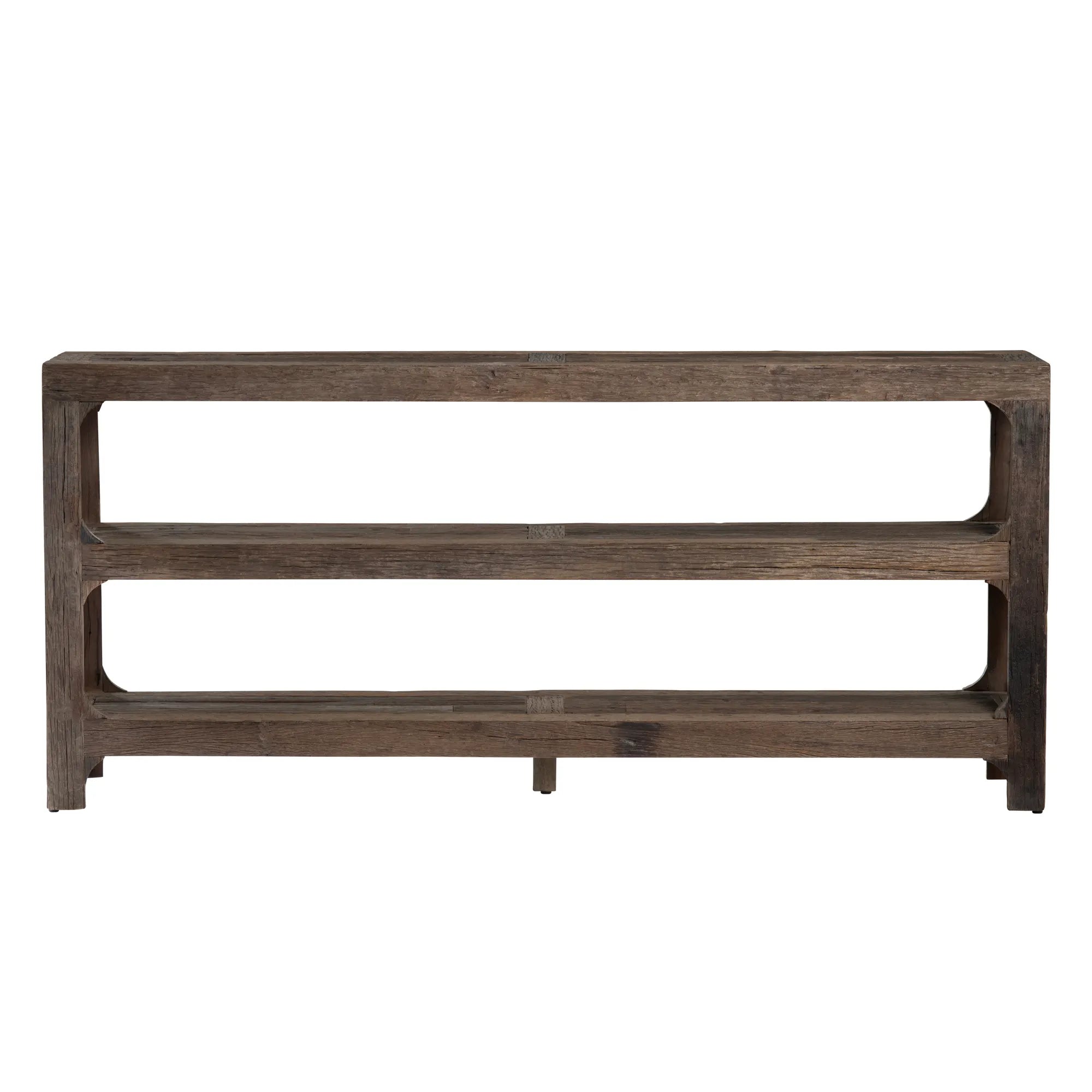 three tier sheesham console
