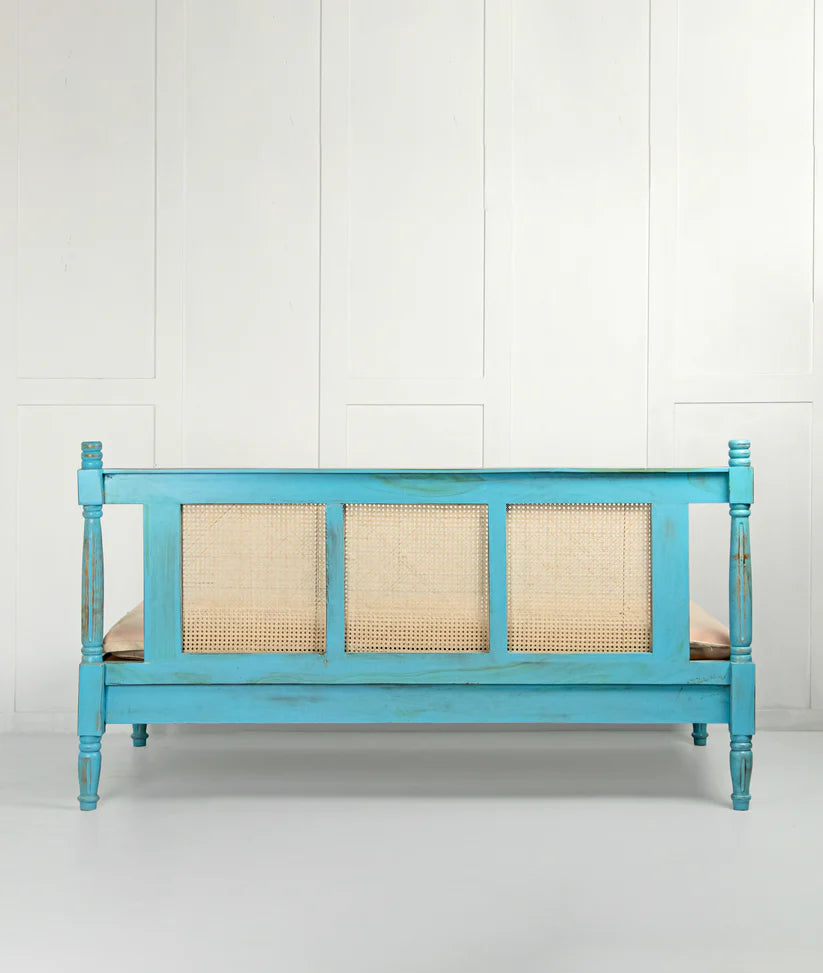  turquoise blue day bed