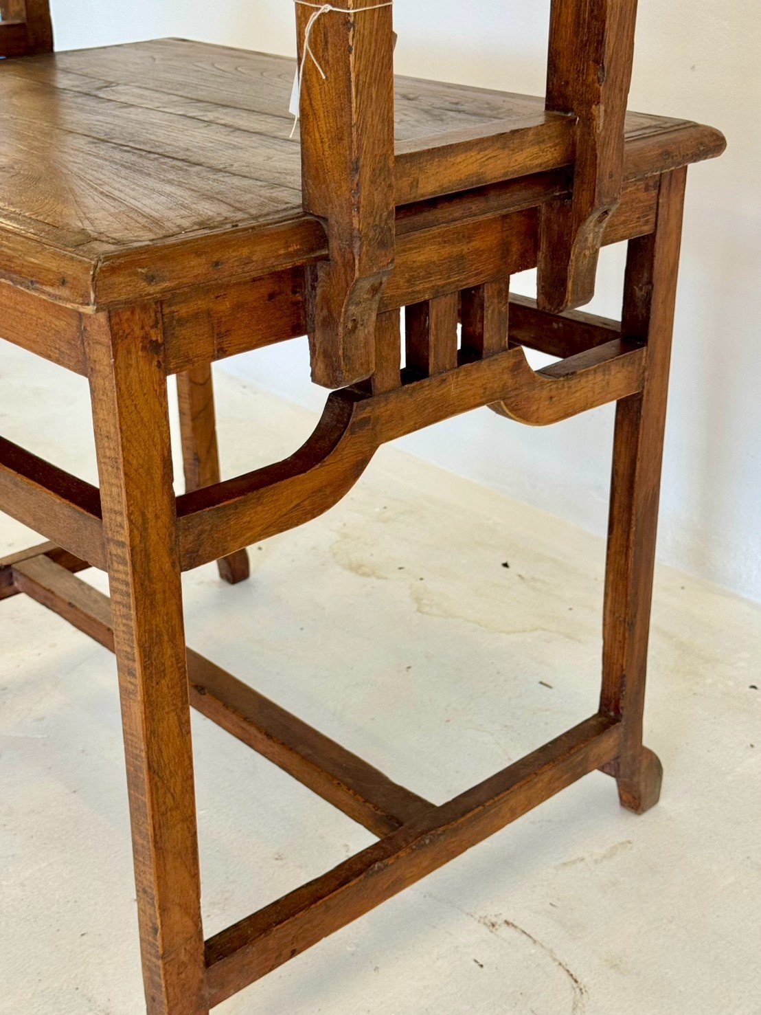 Two Tiered Side Table – Wood Two Shelf Table with Elevated Gallery Shelf W75 x D38 x H102 cm - RIVO HOMES