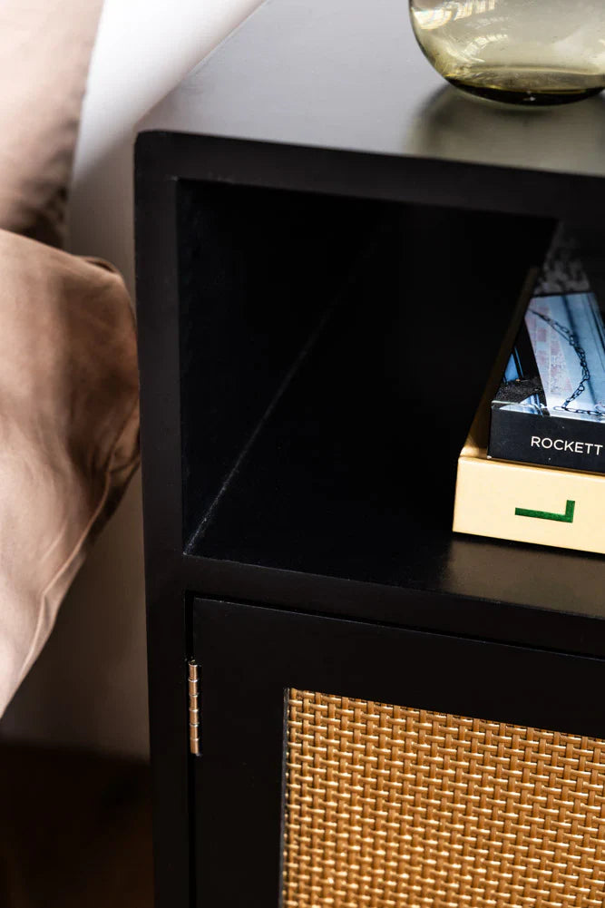 two shelf nightstand