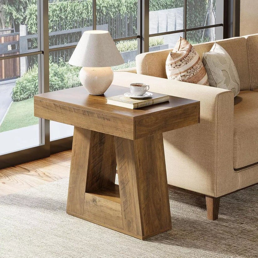  two tier side table