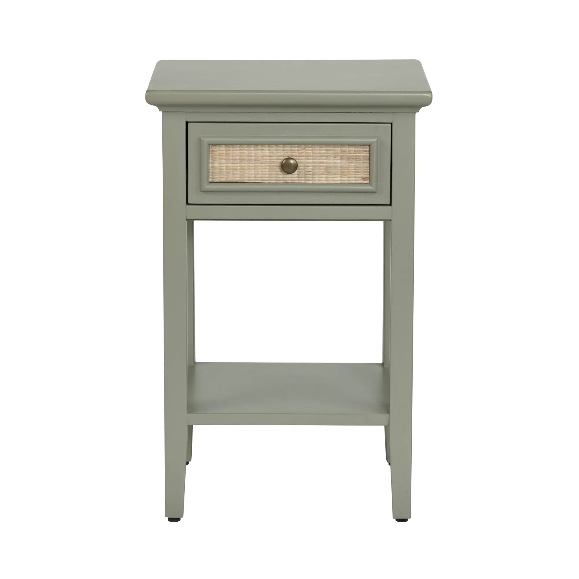  two tone end table